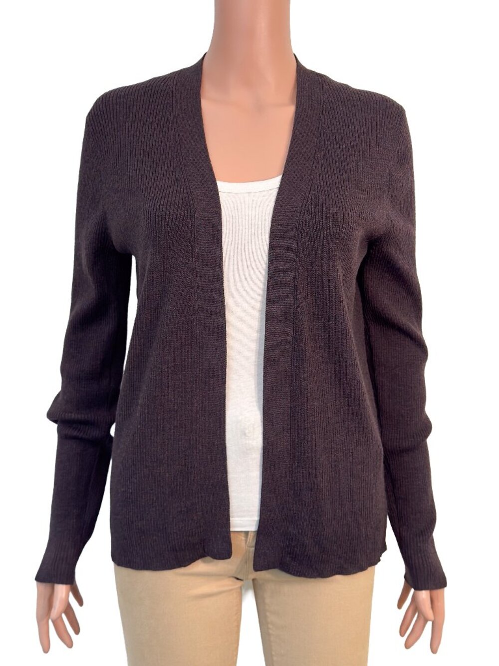 Vintage GAP Stretch Open Front Wool Cardigan Women’s Extra-Large